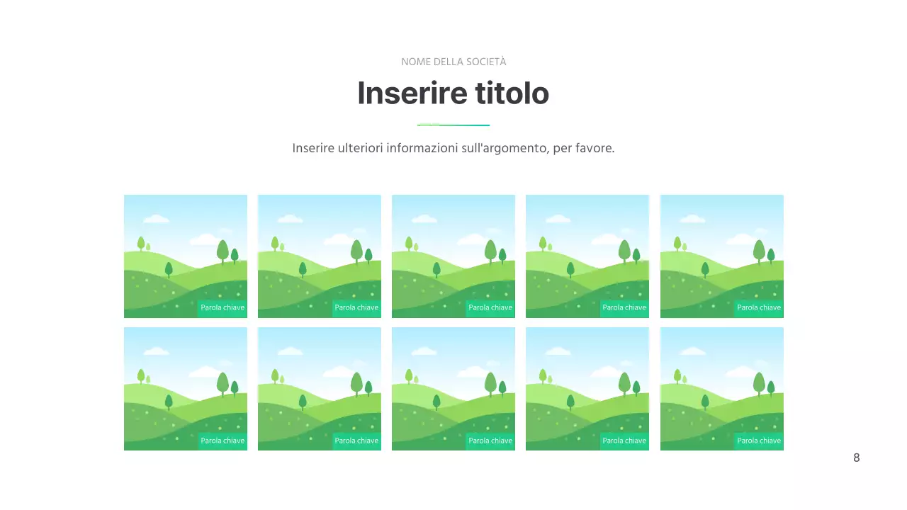 Profilo aziendale semplice