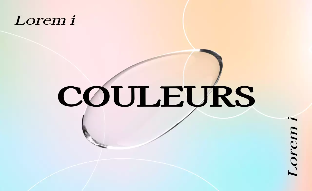 Les marchandises de l'exposition présentent des dégradés colorés et une atmosphère de rêve