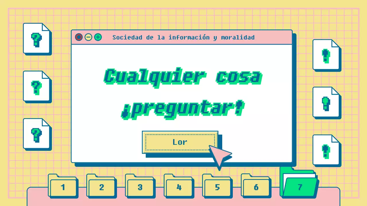 Presentación de la evaluación del rendimiento del concepto de navegador de Internet amarillo y rosa