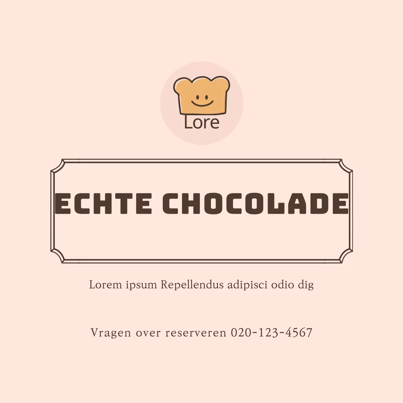 Geïllustreerde Chocolade Dessert Stickers