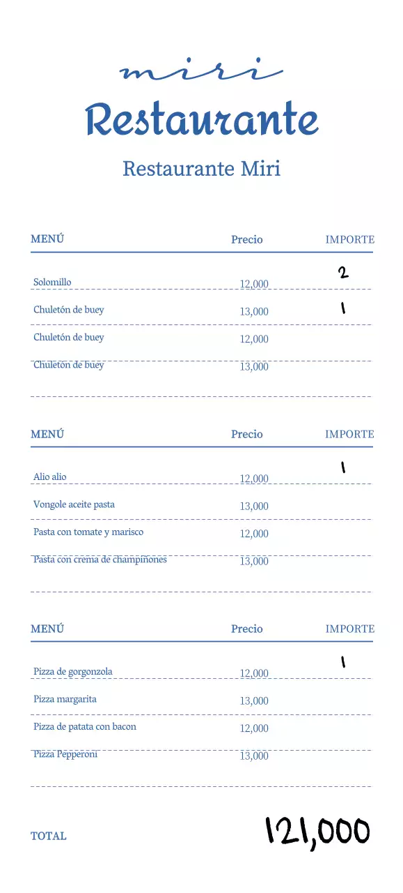 Un recibo de logotipo de restaurante con un estilo emocional y sencillo