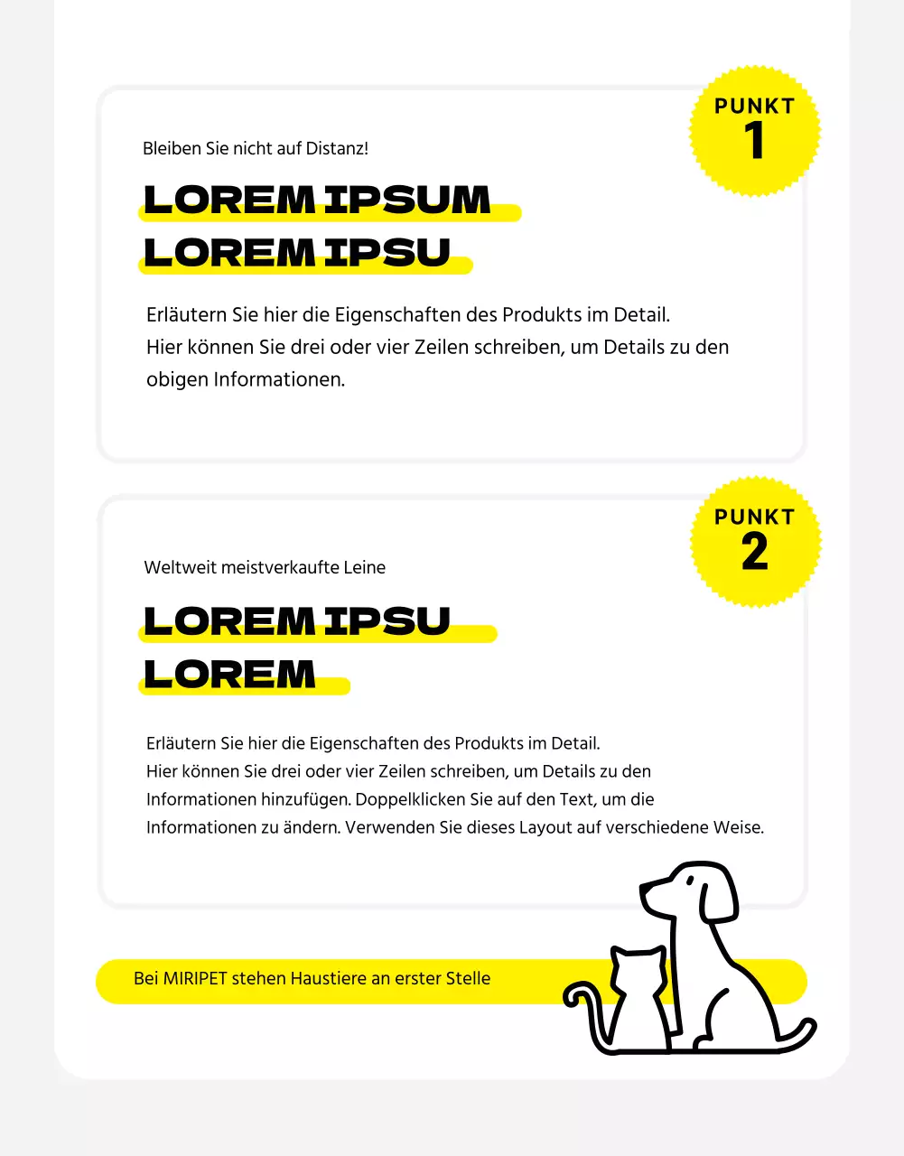 Haustier-Detailseite