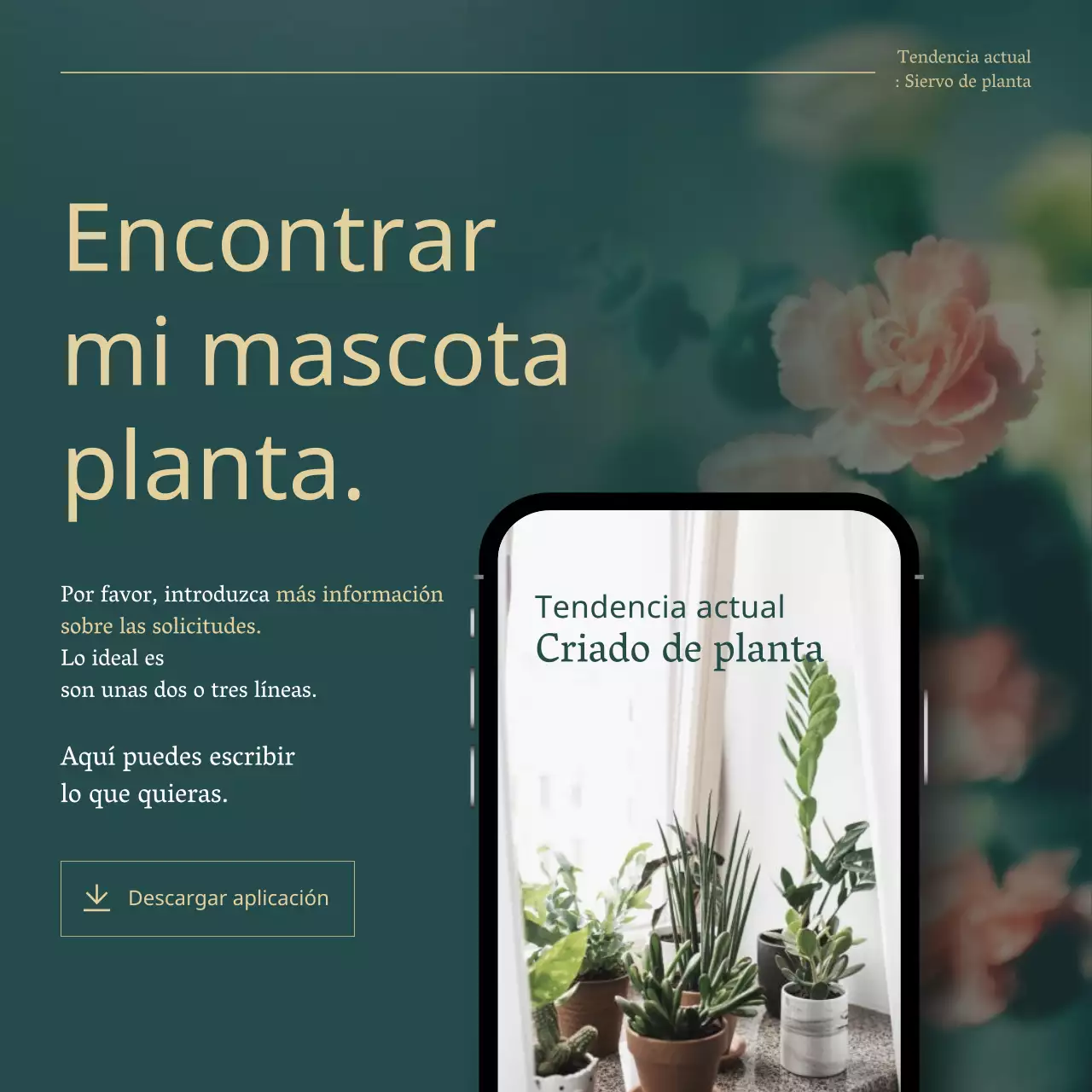 Explicación de las plantas verdes y doradas para mascotas