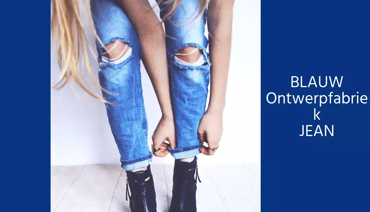 Blauwe jeans