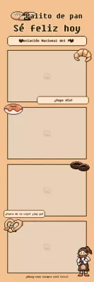 Marco de fotos de cuatro cortes Pixel Bread Concept en marrón