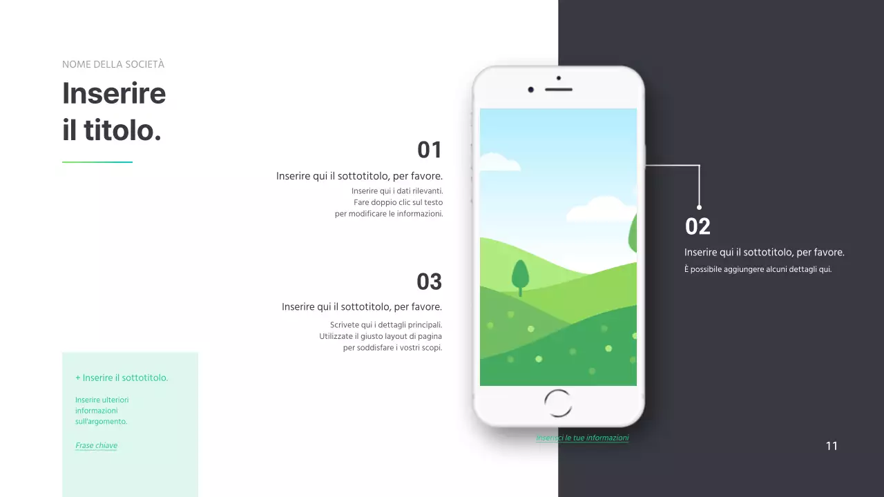 Profilo aziendale semplice