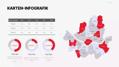 Karte der Stadtteile Seouls in rot und grau
