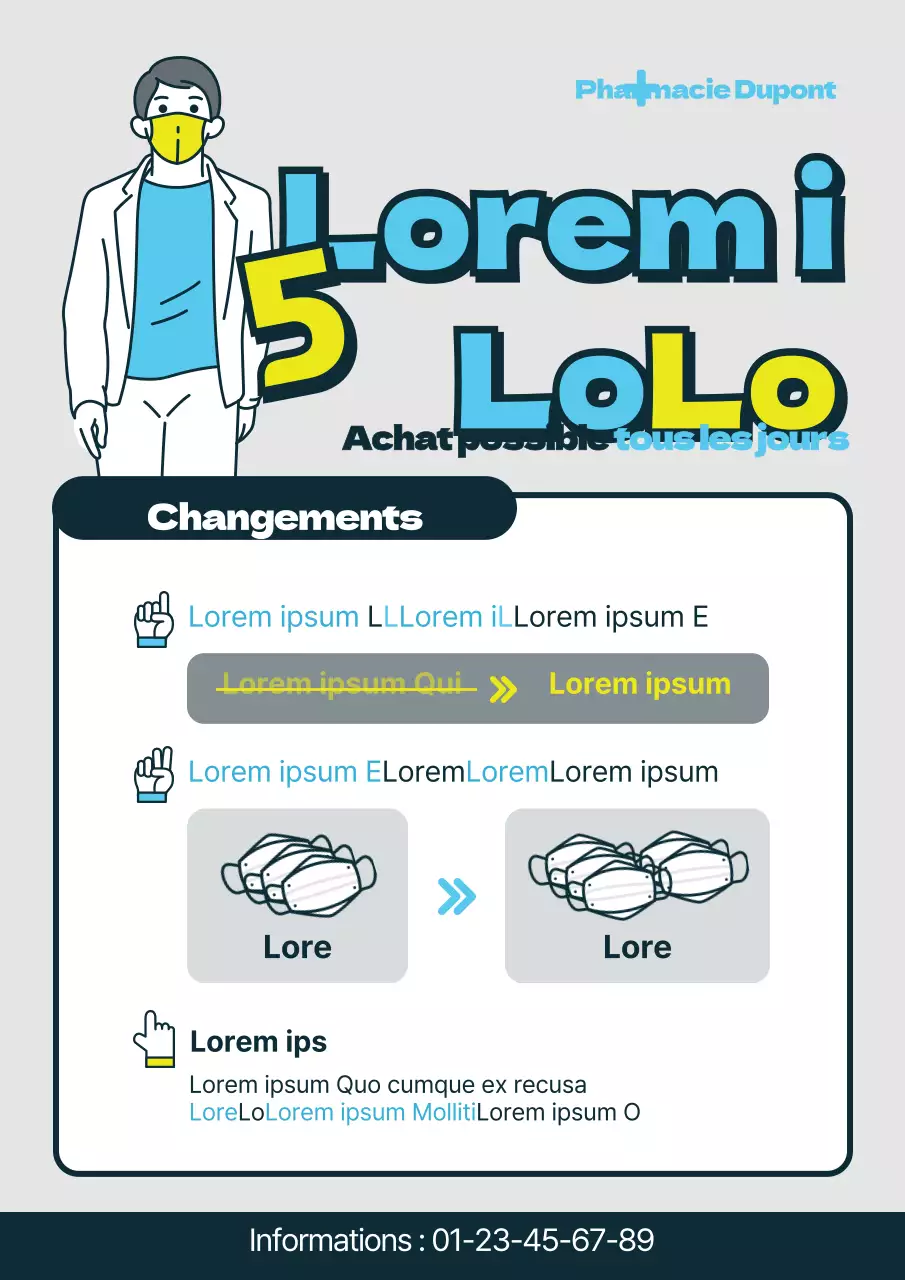 Abrogation de la partie 5 des masques publics