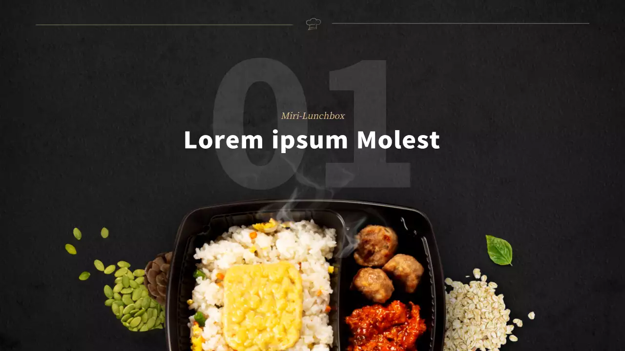 Geschäftsplan für ein Unternehmen für schwarze Lunchpakete auf Englisch