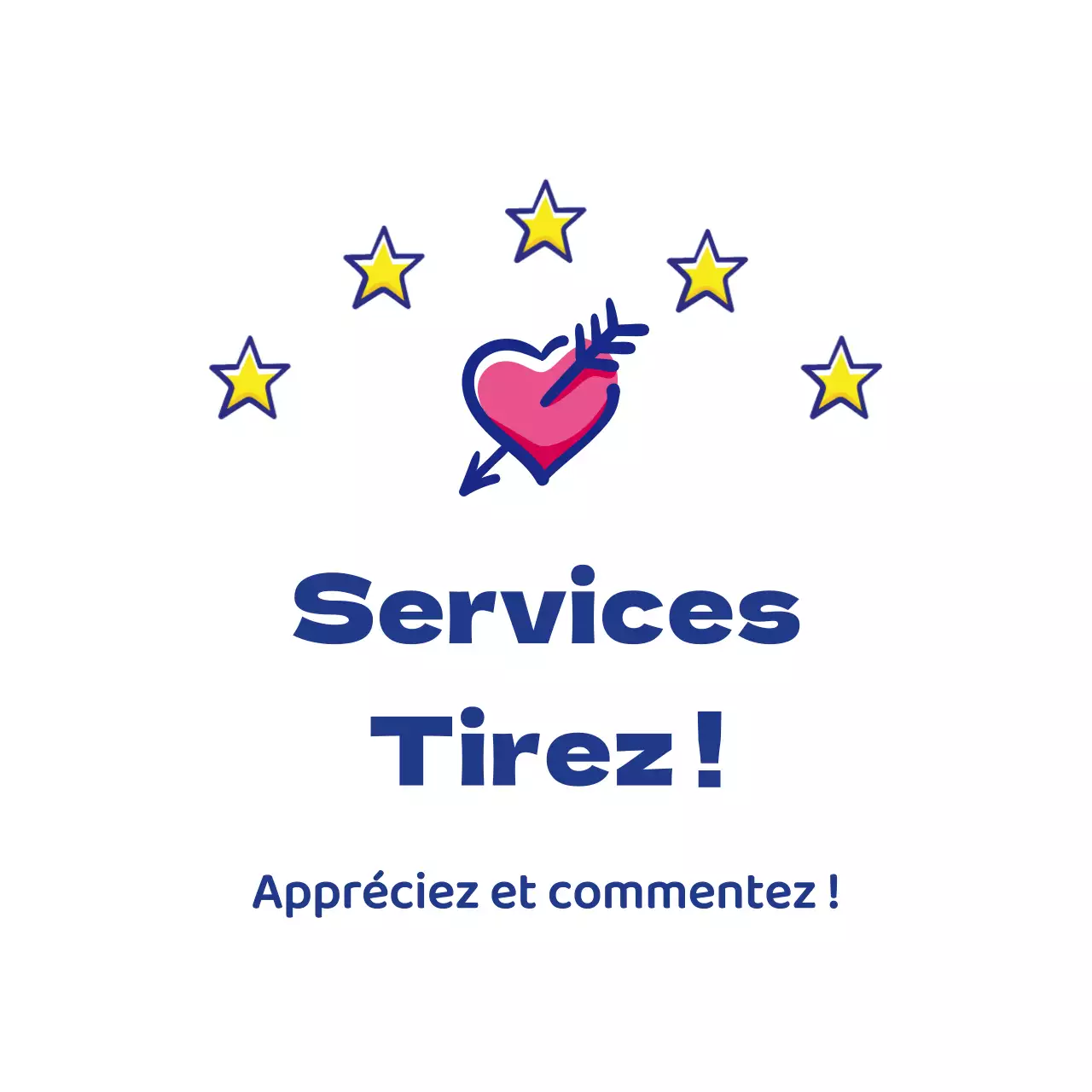 Autocollants de service