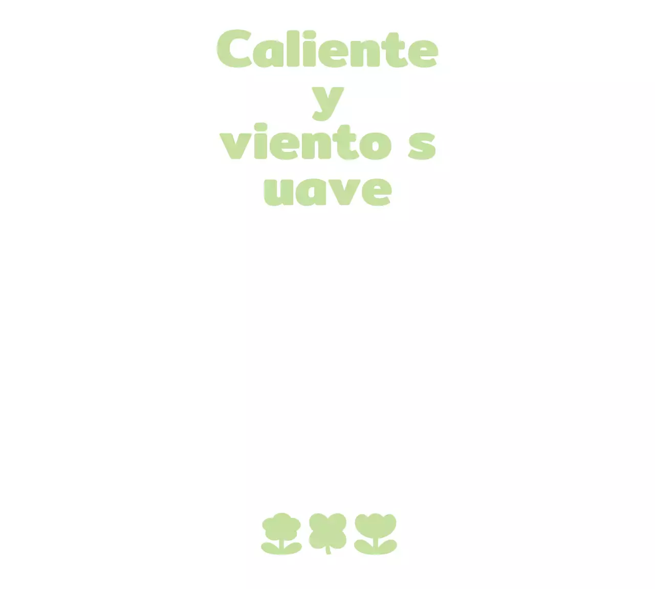 Mercancía con sencillas y simpáticas ilustraciones de conejitos y flores en verde claro.