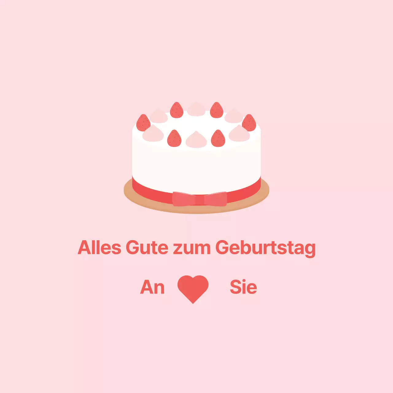 Rosa Illustration ordentlich Cafe Kuchen Förderung