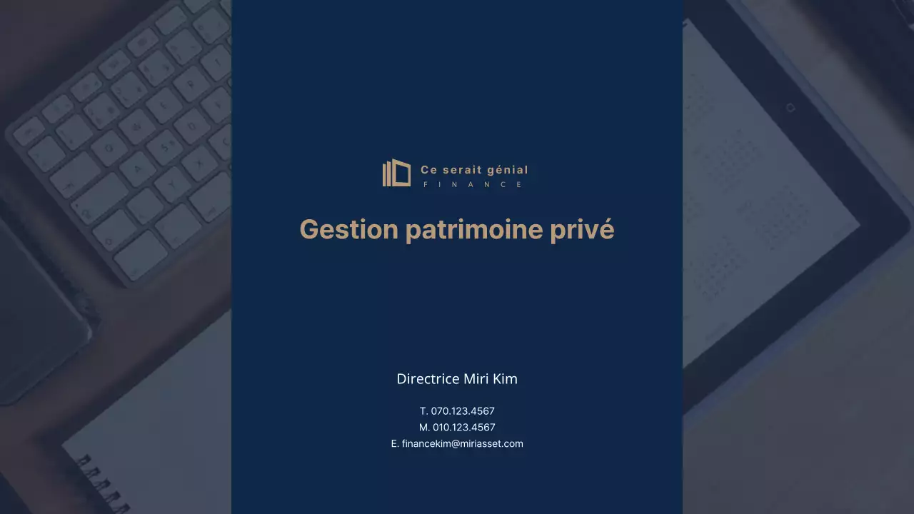 Un guide pour le conseil en planification financière personnelle en marine et beige