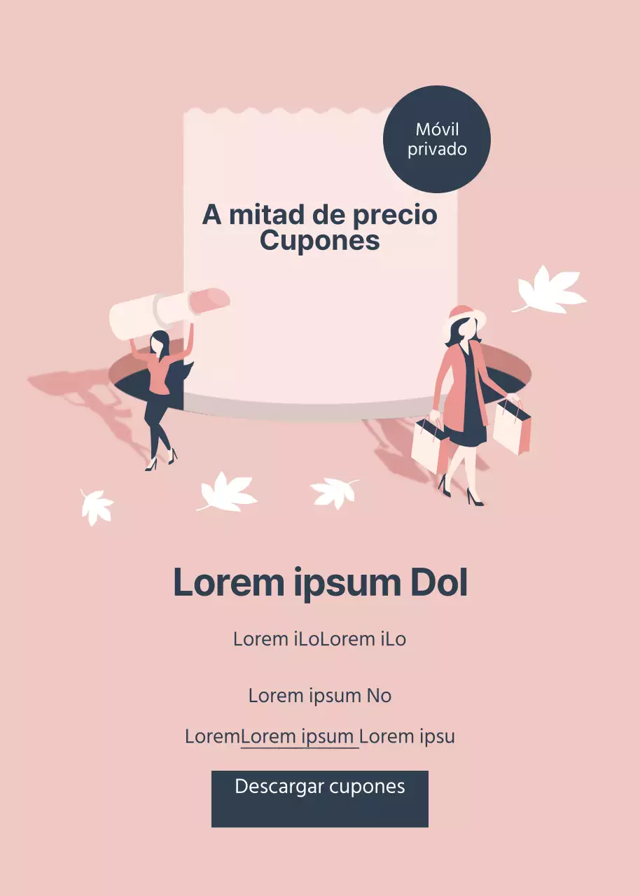 Cupones a mitad de precio