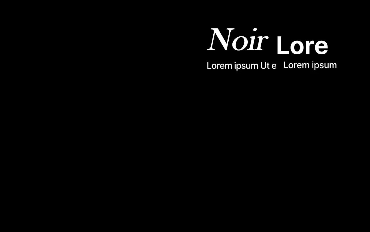 Cadeau VIP simple avec logo de la marque en noir et blanc