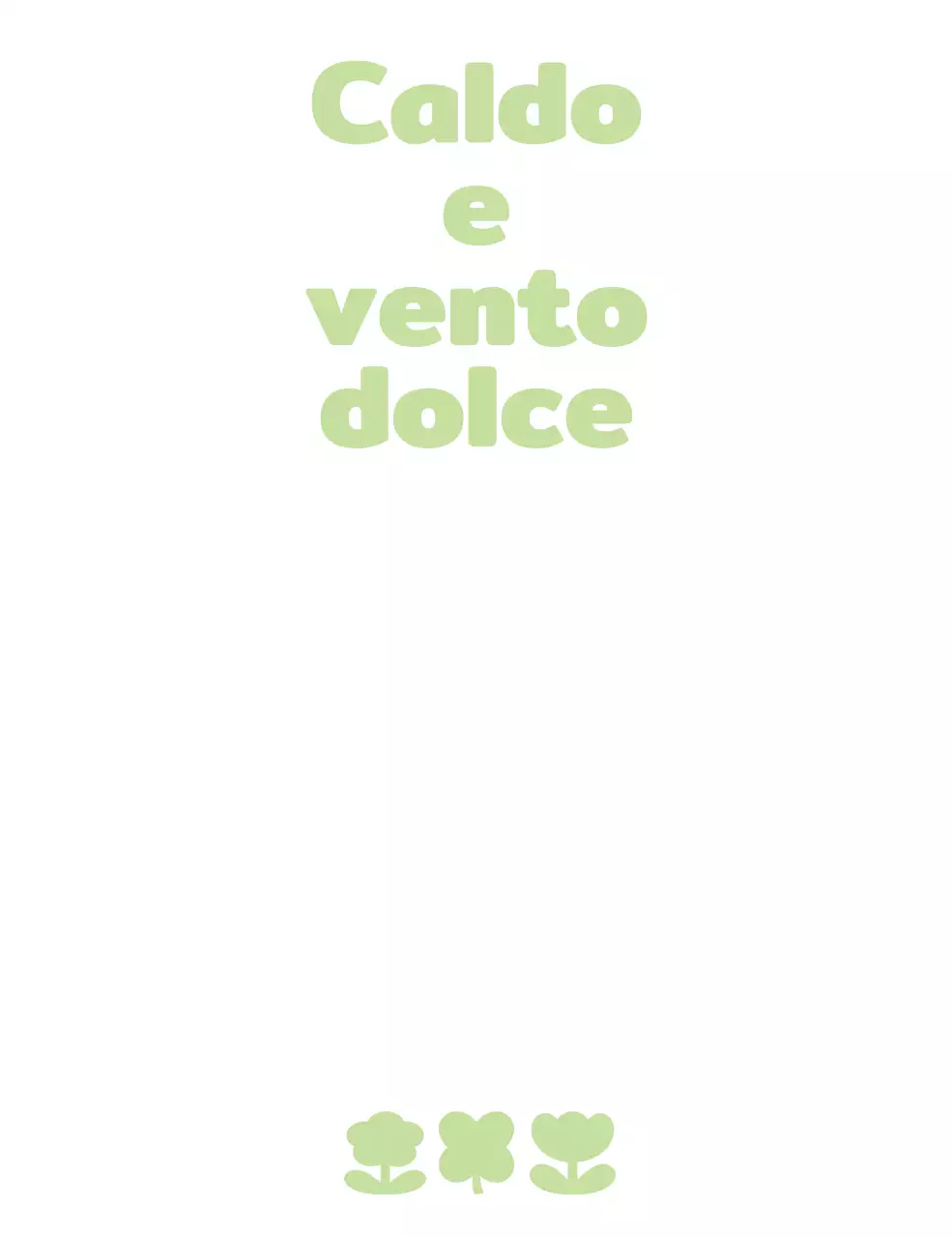 Merchandising con semplici e simpatiche illustrazioni di coniglietti e fiori in verde chiaro.