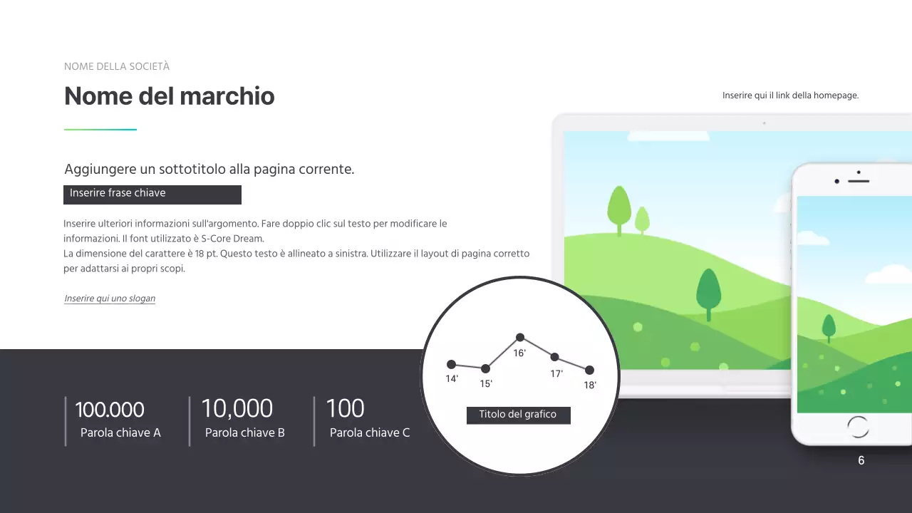 Profilo aziendale semplice