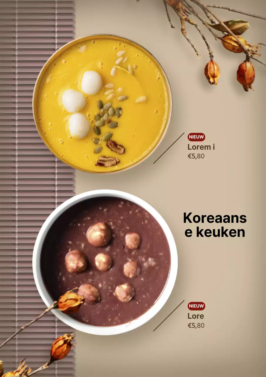 Een nieuw menu promoten bij een wagyu hotpot restaurant