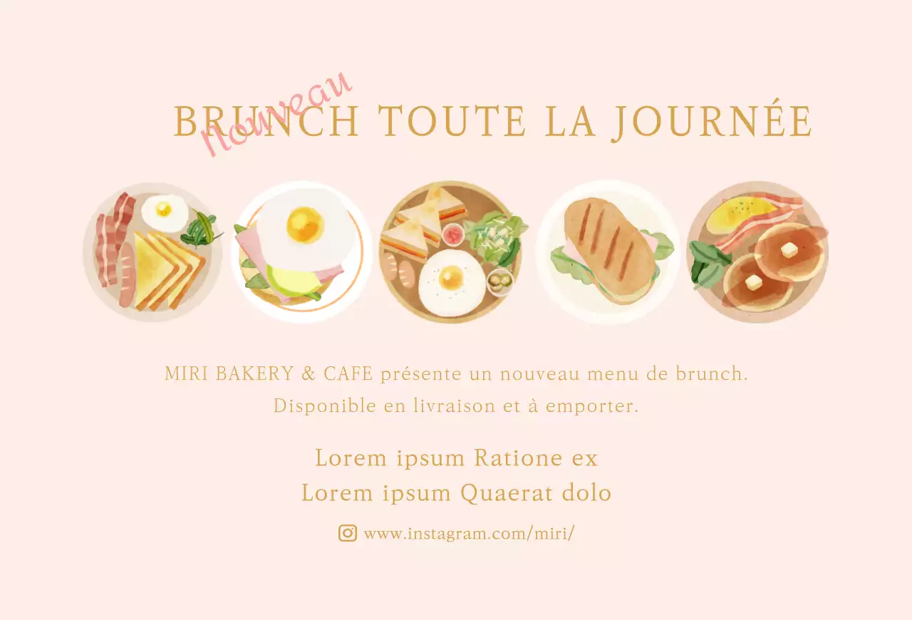 IllustrationBrunchCafé avec dessert