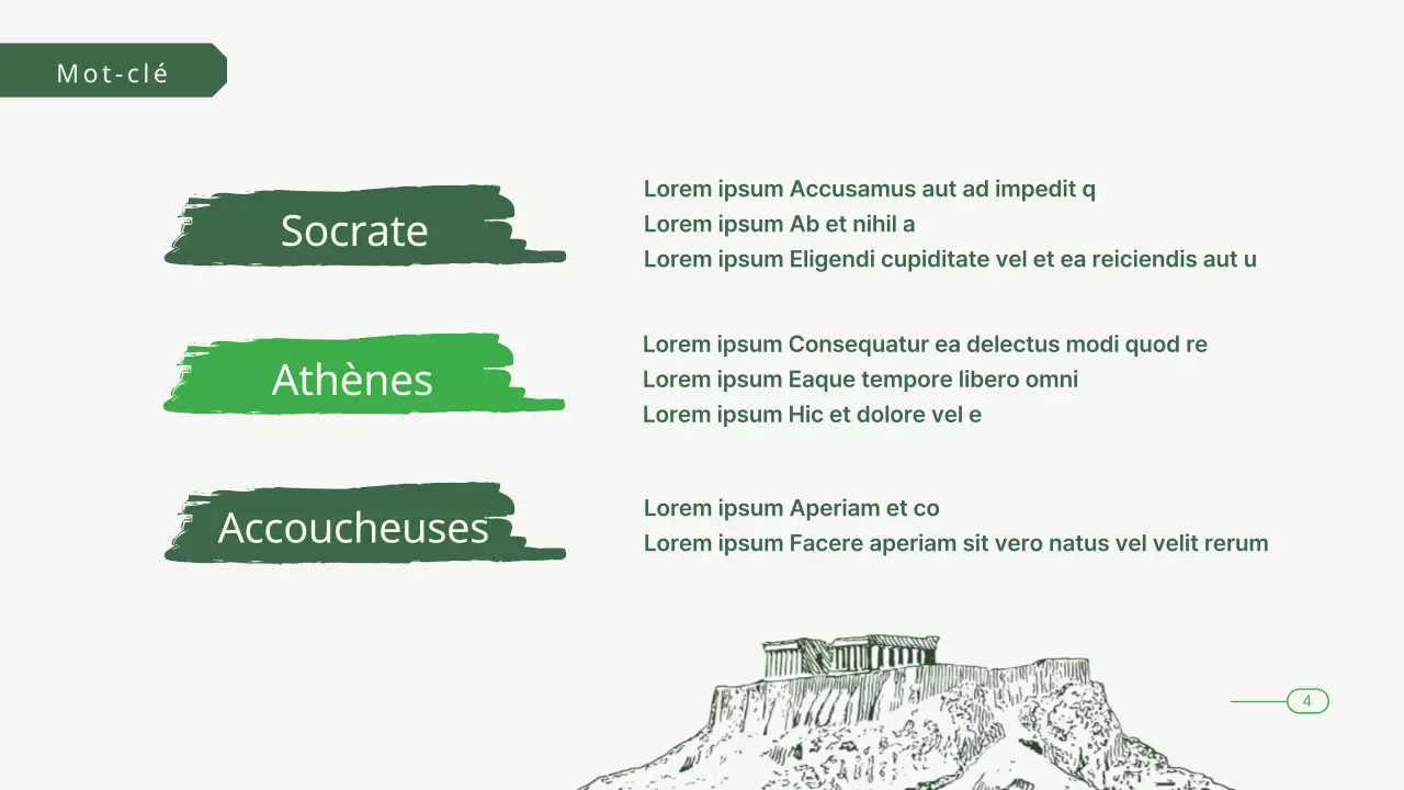 Présentation du club de lecture philosophique en vert