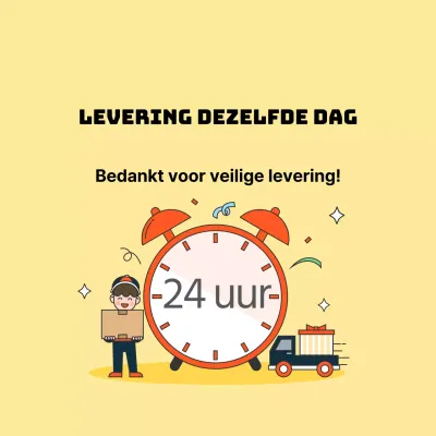 Stickers voor levering op dezelfde dag
