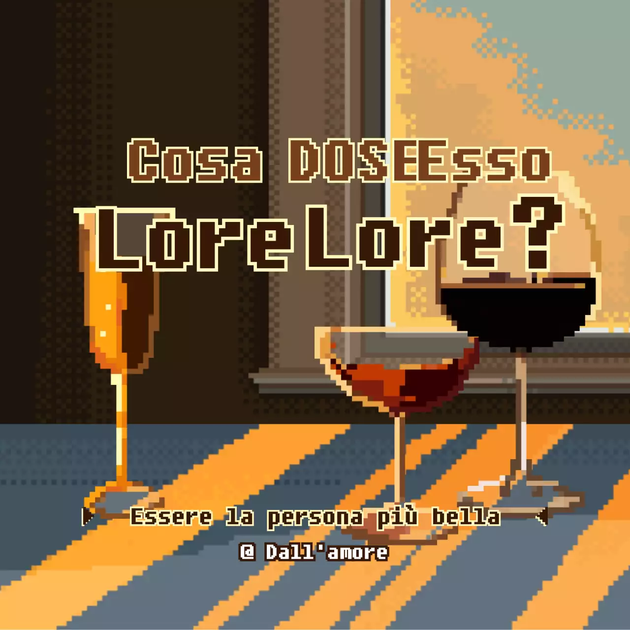 Pixelart Concept Bundle Pack design in giallo e viola