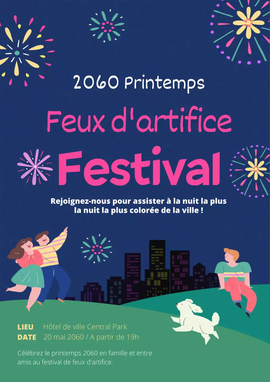 Illustration bleu marine Illustration thème coloré promotion