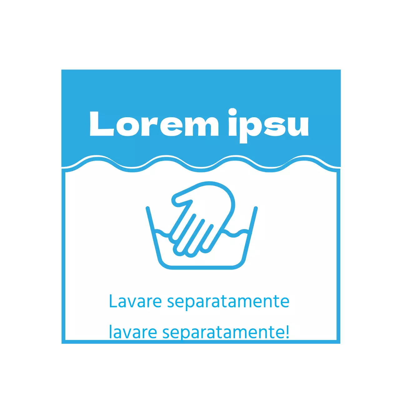 Si consiglia di lavare solo a mano