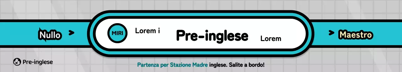 Promozione del concetto di scuola metropolitana in grigio e blu