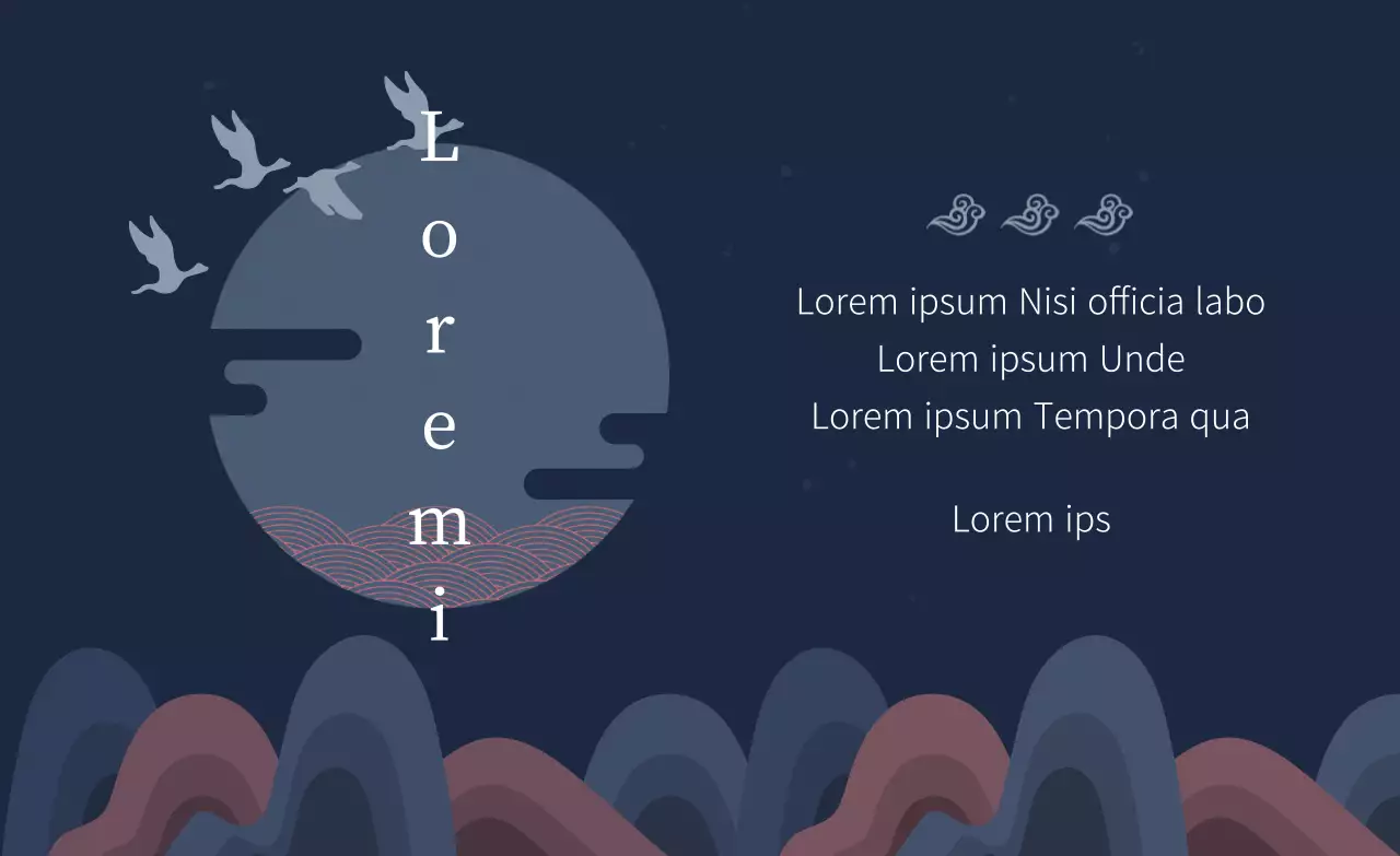 Lujoso agradecimiento Chuseok azul marino