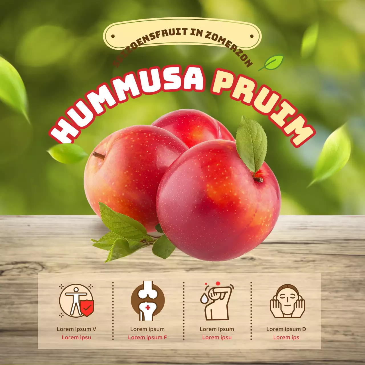 Pruimenthema met een fris natuurconcept in chartreuse en paars