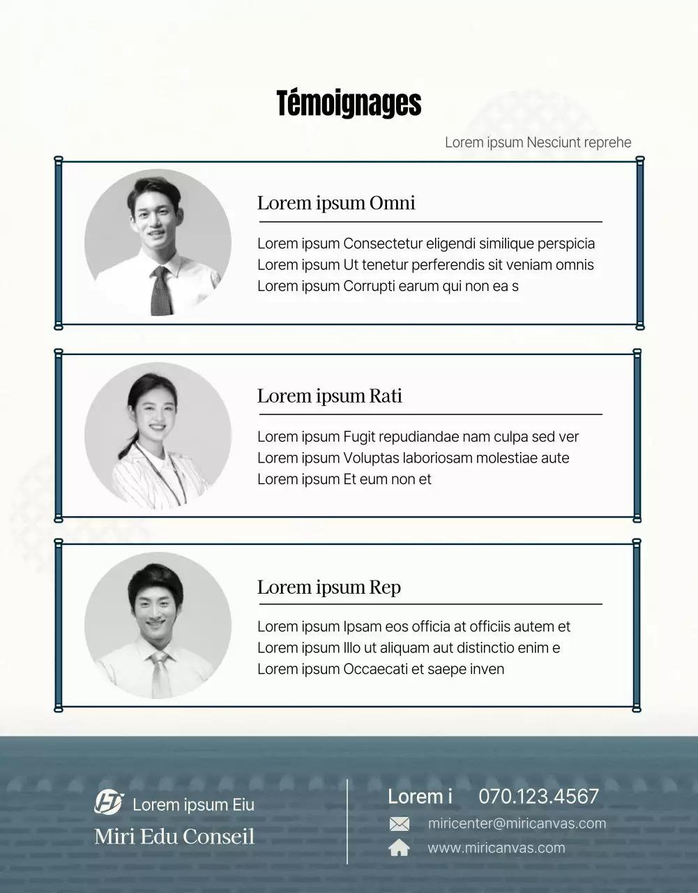 Guide de formation au leadership bleu et gris