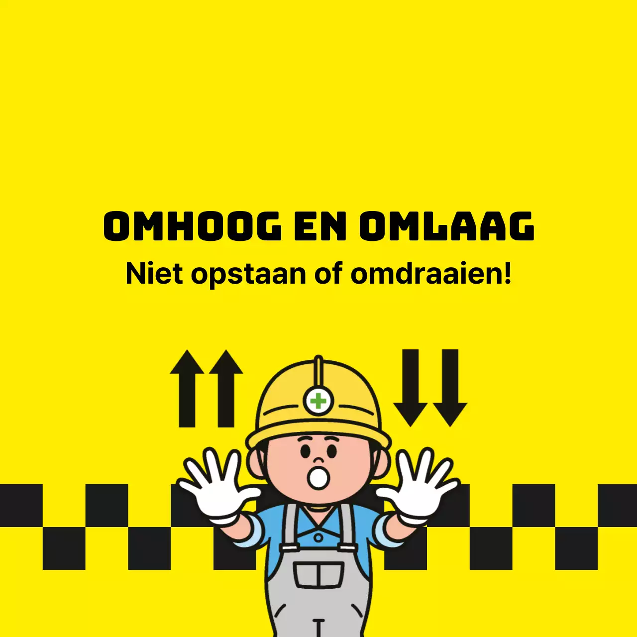 Waarschuwingsstickers boven en onder