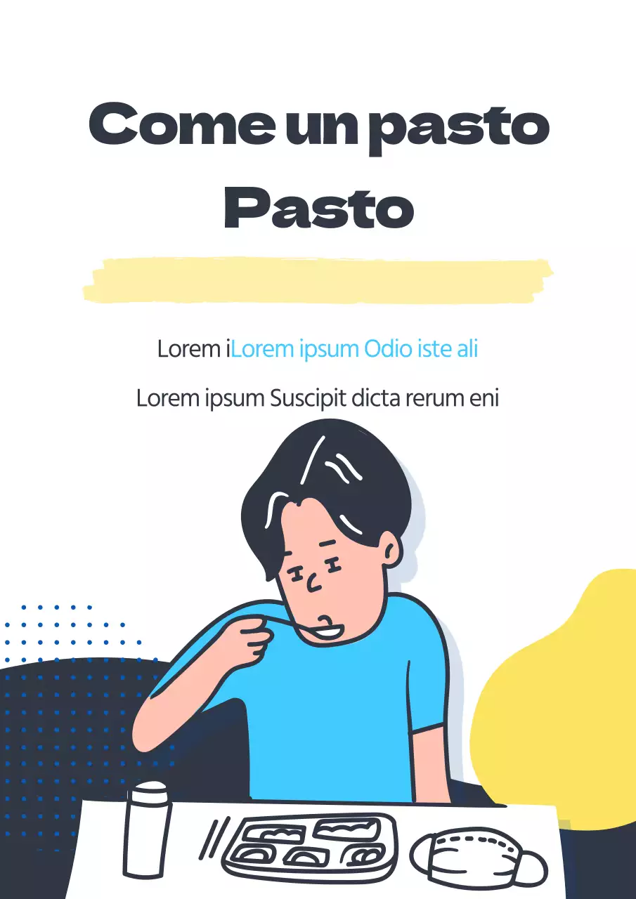 Poster sulla vita scolastica di Corona