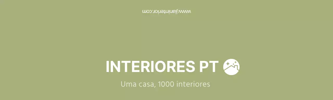 Conceito de logótipo de interior simples em chartreuse