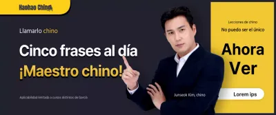 Promoción escolar con texto resaltado en amarillo y negro