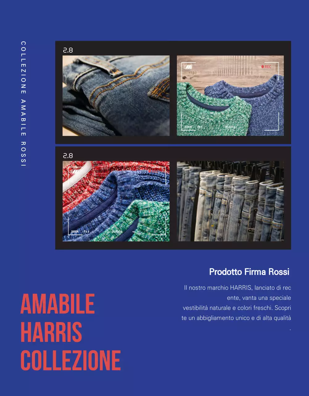 Pagina dettagliata della moda