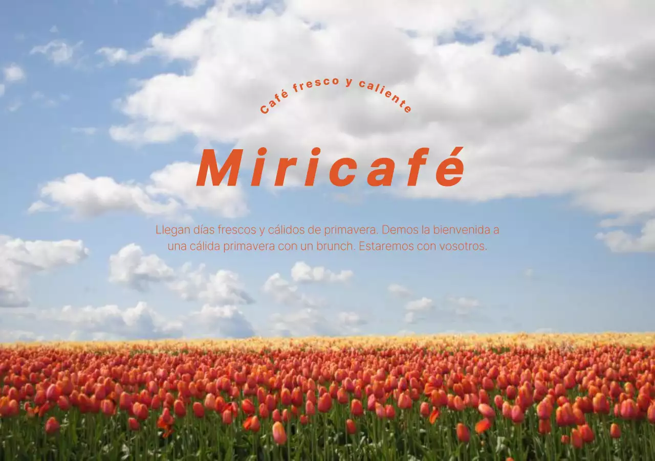 Diseño cálido y emotivo con un concepto floral primaveral