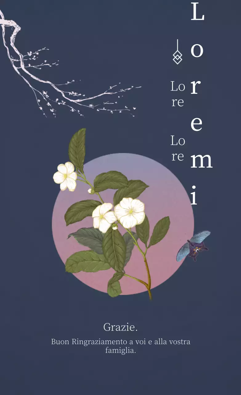 Auguri di lusso per il Ringraziamento in blu marino e rosa intenso