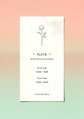 Cours d'une journée