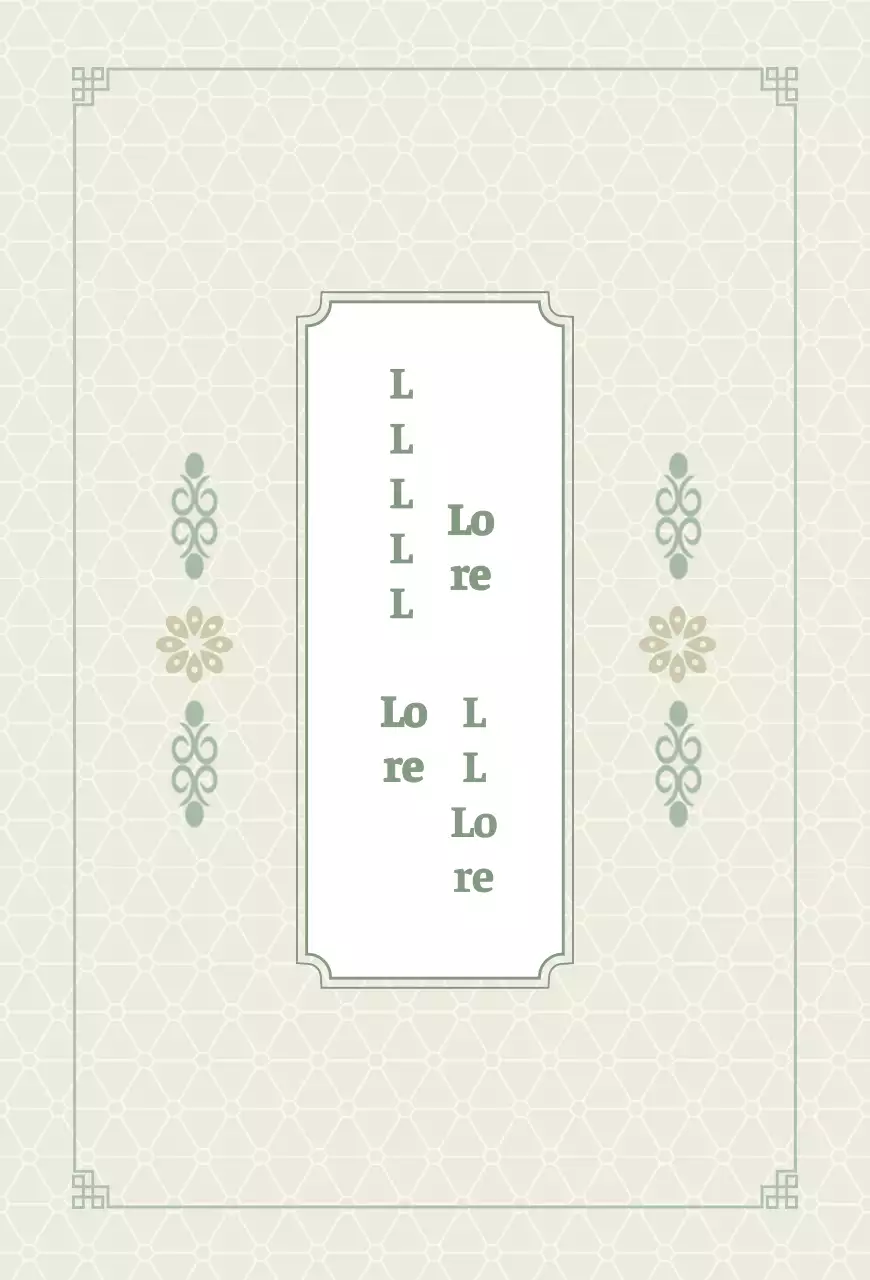 Chuseok patroon ansichtkaart in chartreuse