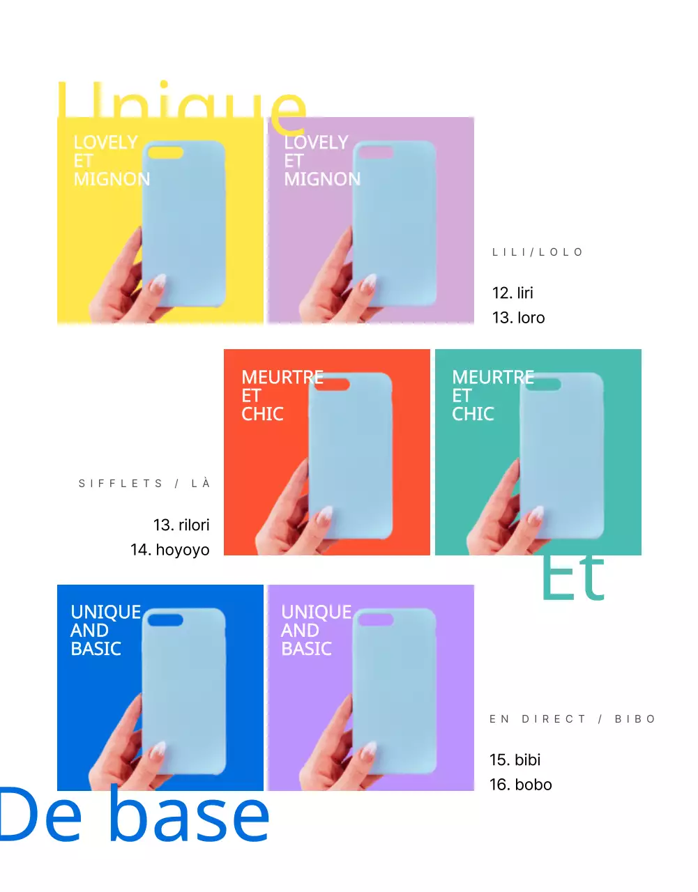 Etuis de téléphone