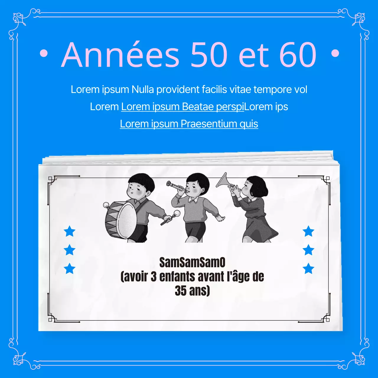 La politique démographique en rose et bleu CardNews