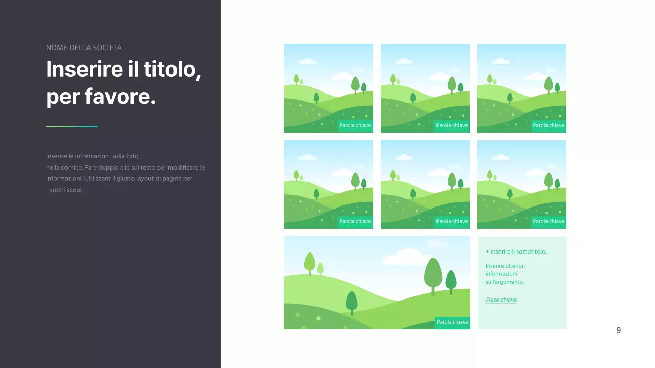 Profilo aziendale semplice