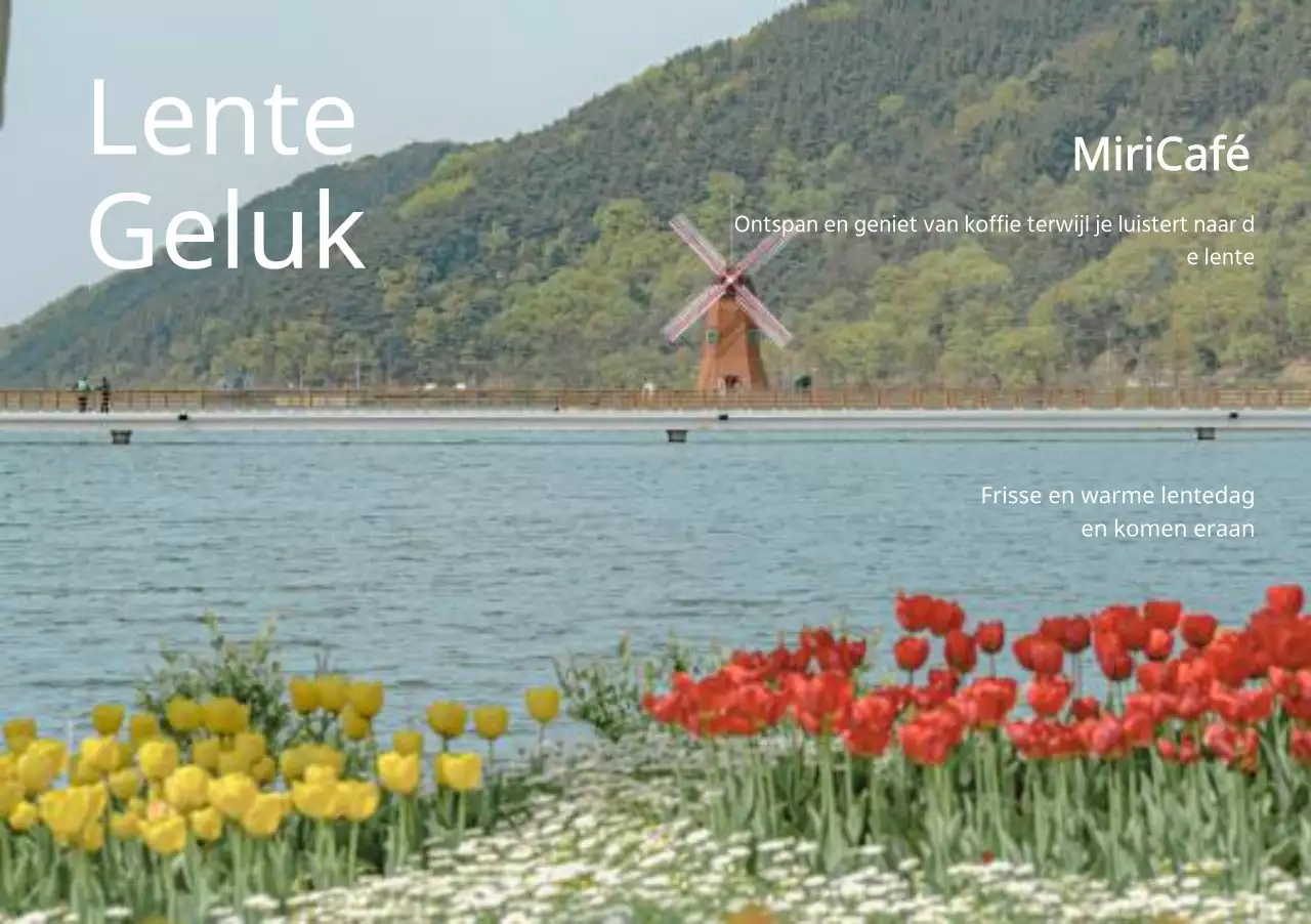 Emotioneel ontwerp met warme achtergrond en lenteconcept