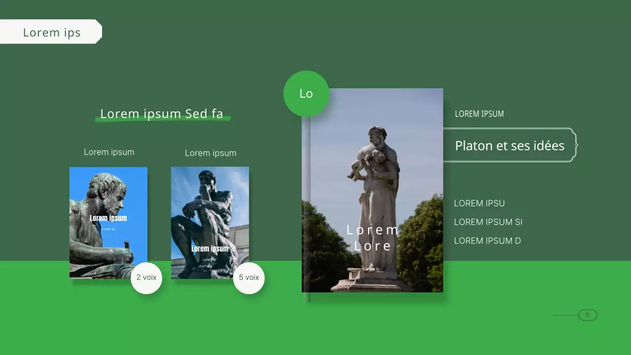 Présentation du club de lecture philosophique en vert