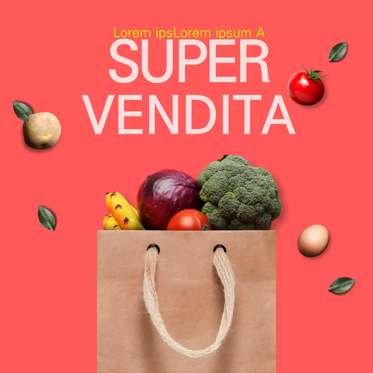 Un manifesto che promuove una vendita con un gruppo di colori fucsia.