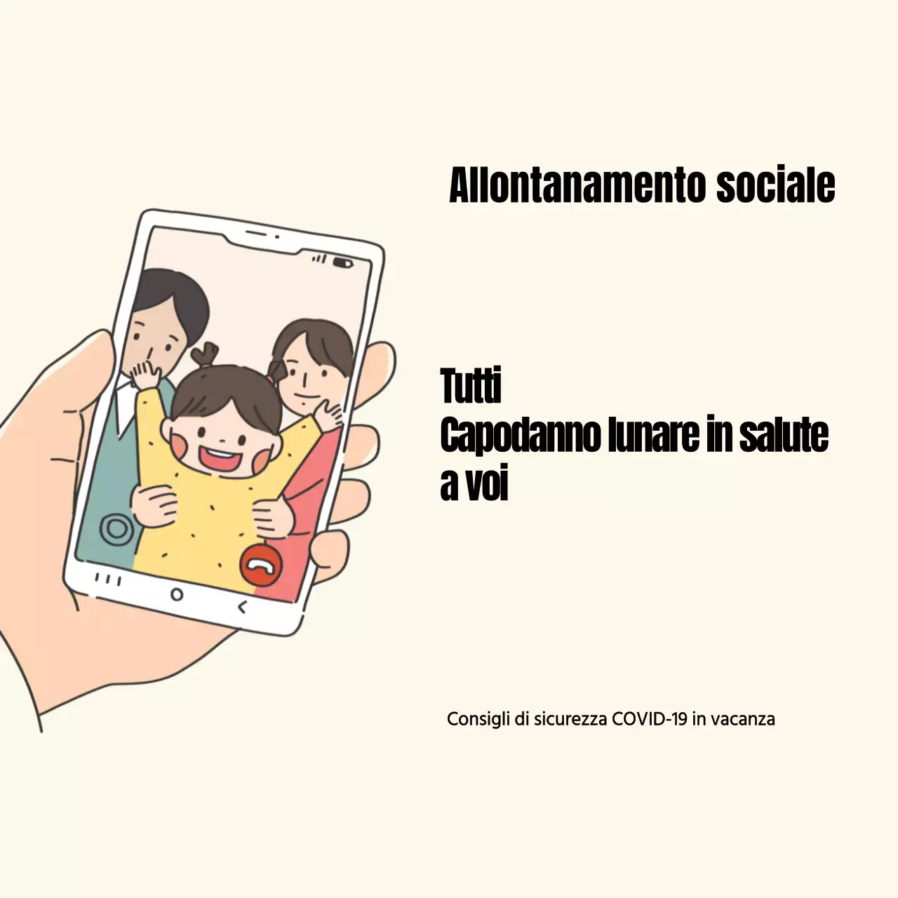 Temi di distanziamento della corona per le vacanze