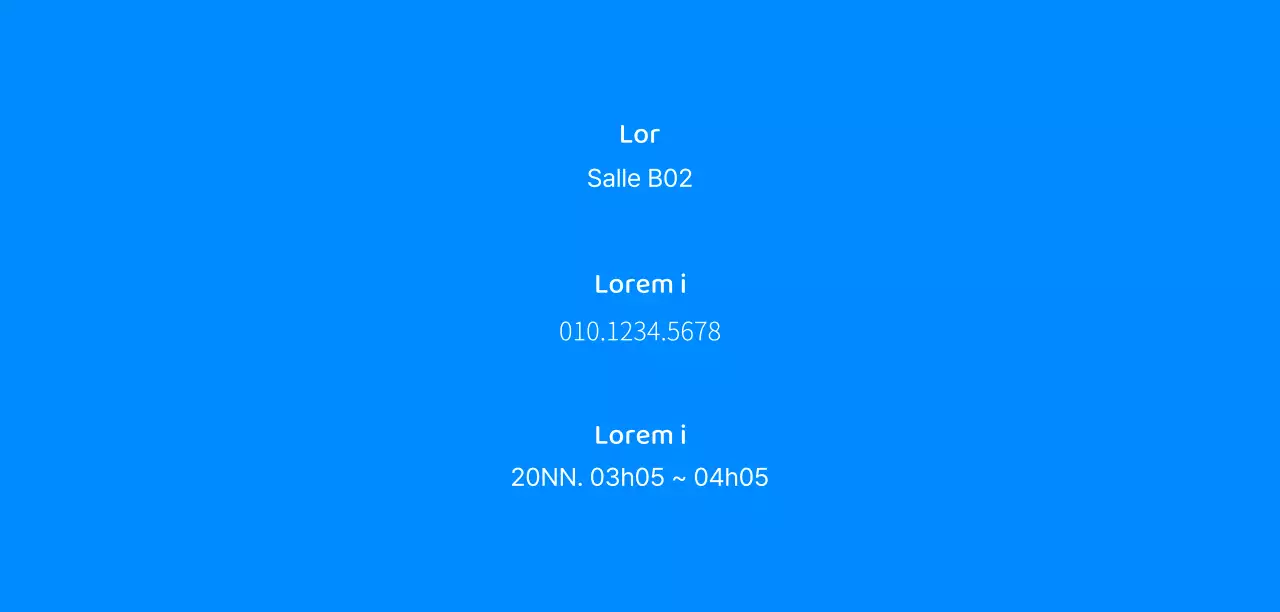 Faites la promotion de votre club d'anglais avec un fond bleu et une illustration au trait