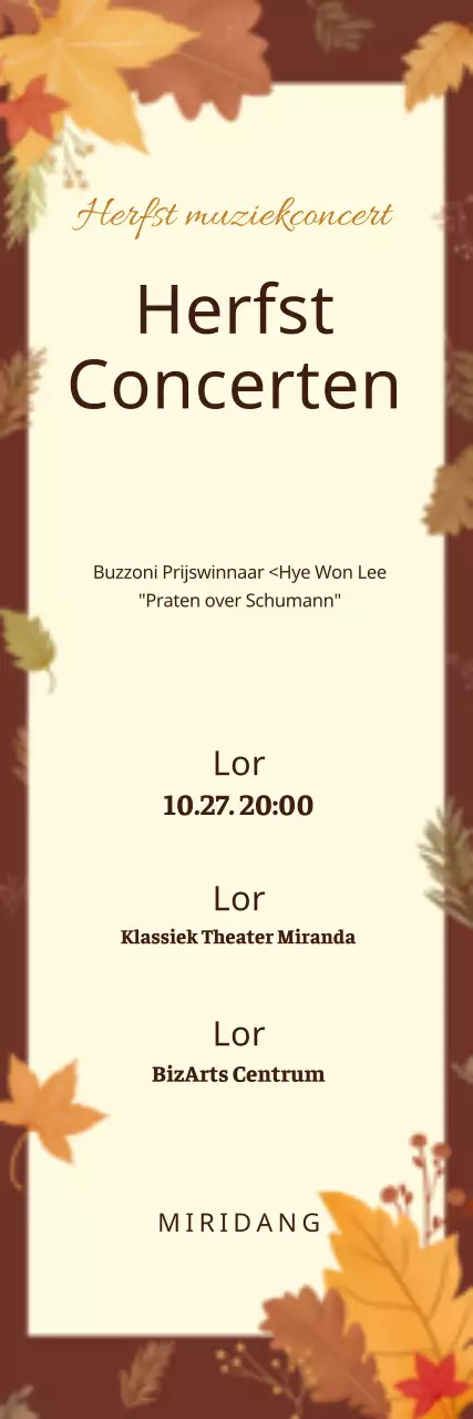 Herfstconcert_Serial Banner